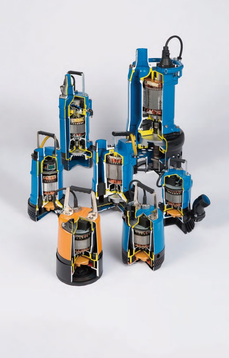 Pumping equipment range