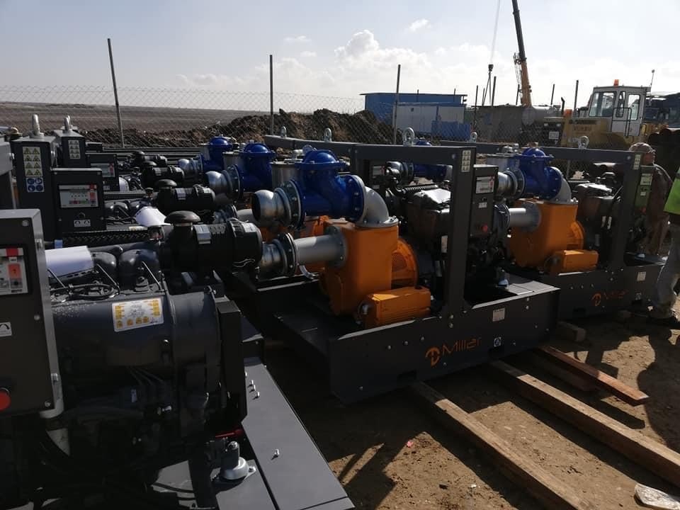 Fadico pumping equipment at a project site